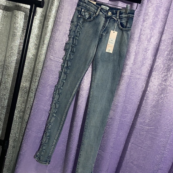 Cut up side Pants - Picture 2 of 10